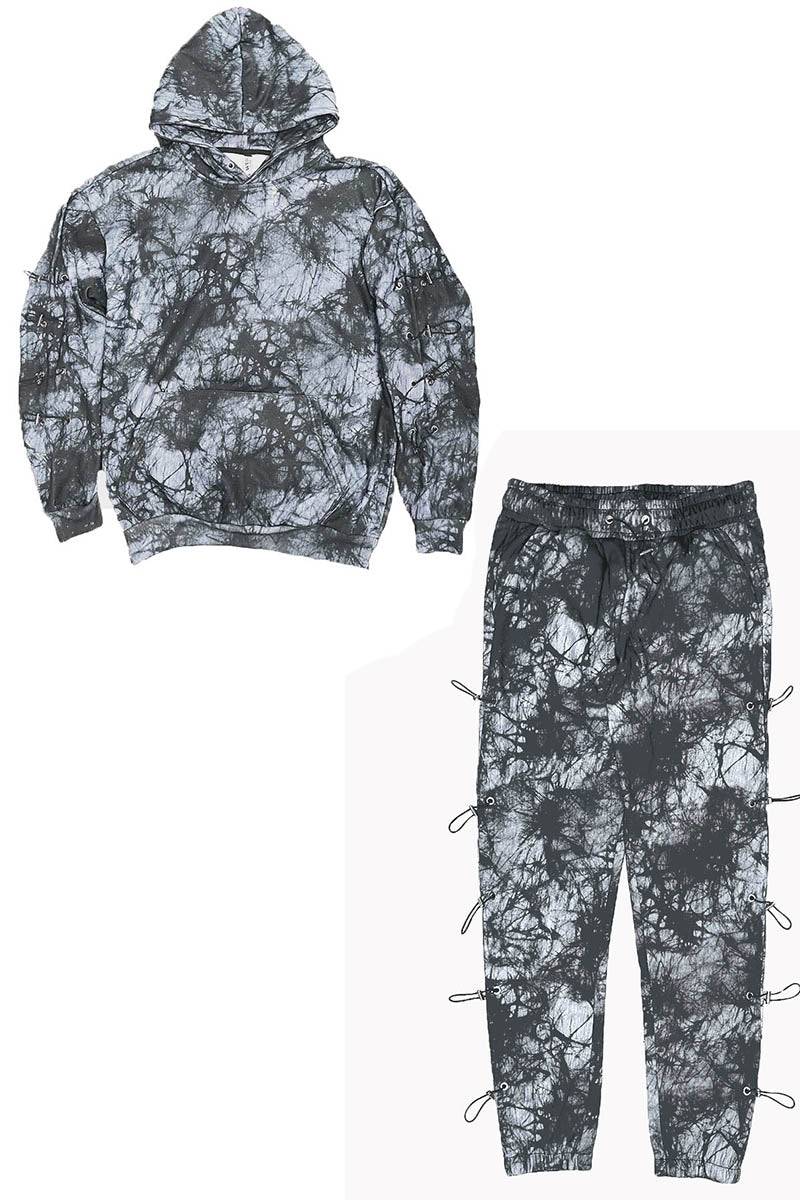 Comfortable Toggle Dye Hoodie Set for Everyday Wear