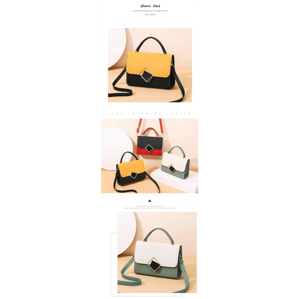 Brand New Attractive Candy Color Design PU Leather Crossbody Bags For Women And Girls Nice Shoulder Hand Bag, Travel Handbags, Stylish Phone Purse Mini Flap