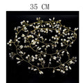 Bridal Wedding Crystal Bride Hair Accessories Pearl Flower Headband Handmade Hairband Beads Decoration Hair Comb Gorgeous Hair Accessories For Women