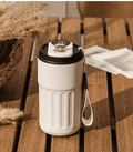 Smart Digital Thermal Bottle Portable Coffee Mug Stainless Steel Water Bottle In-Car Insulated Cup Keep Cold Vacuum Flasks 450ml - Lifestyle Haven