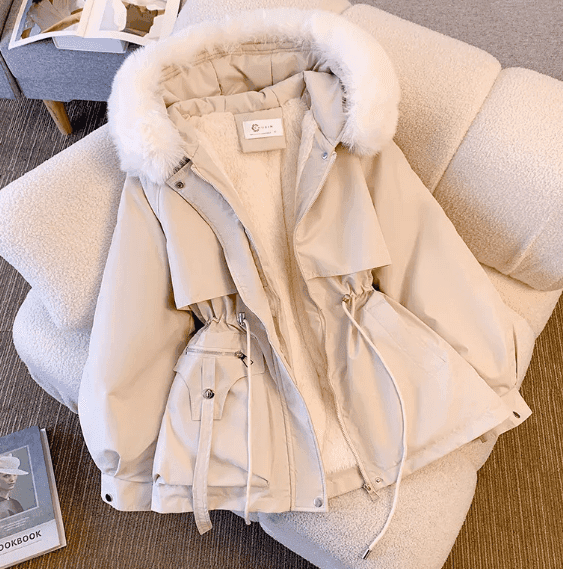 Women's Slimming Hooded Cotton-Padded Jacket - Lifestyle Haven