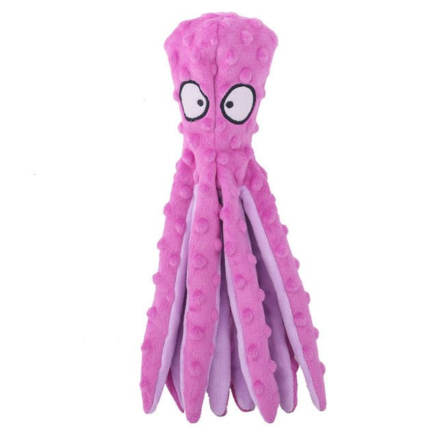 Interactive Bite-resistant Plush Octopus Pet Toy - Lifestyle Haven
