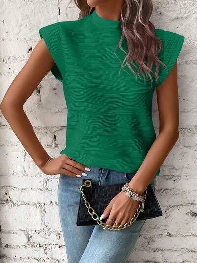 Terri Cap Sleeve Shirt - Lifestyle Haven