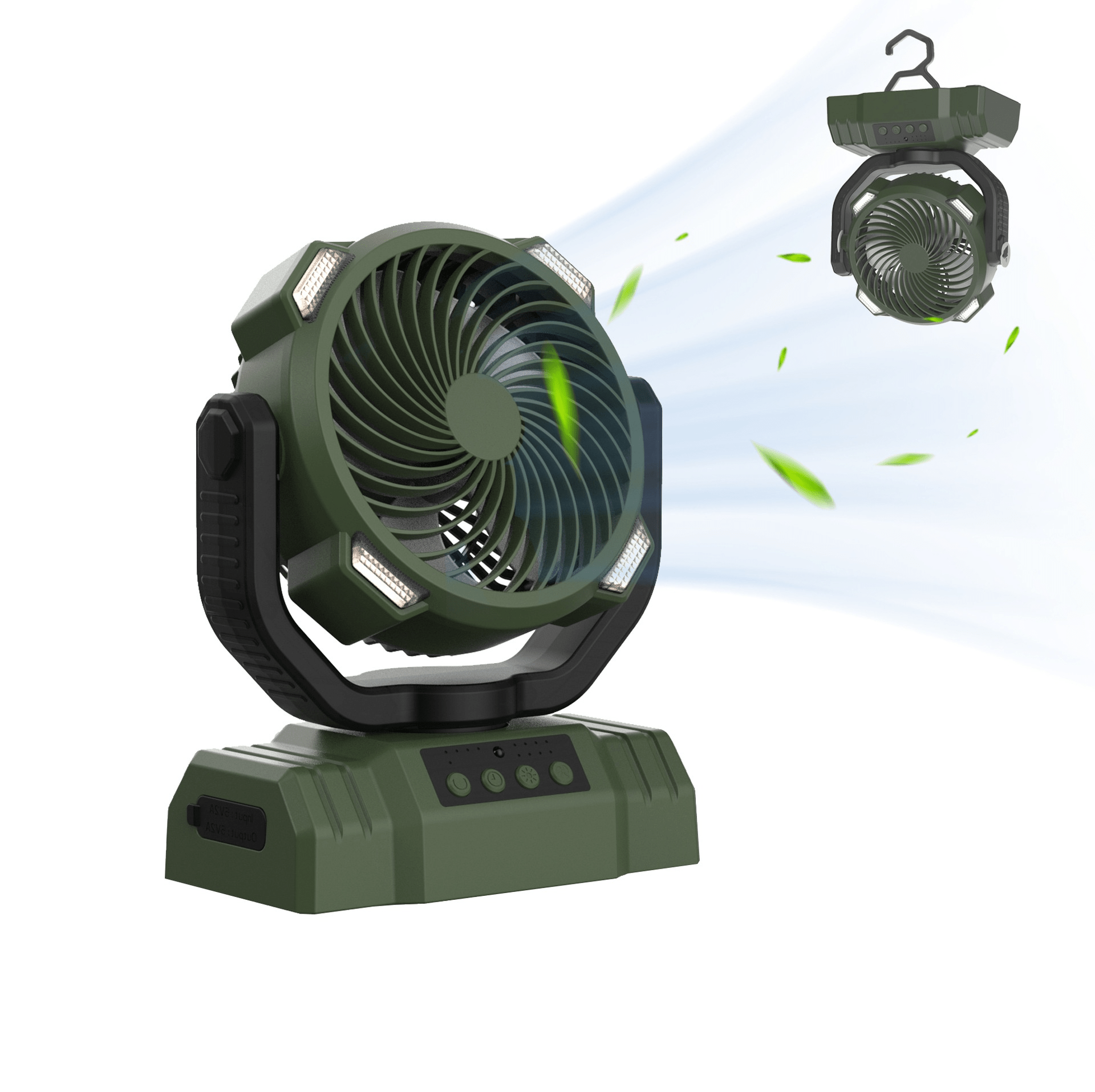 Outdoor Household Power Bank LED Light Camping Fan - Lifestyle Haven