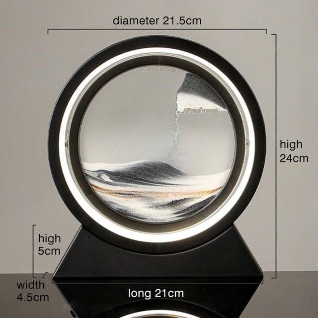 Moving Sand Art Landscape Table Lamp - Lifestyle Haven