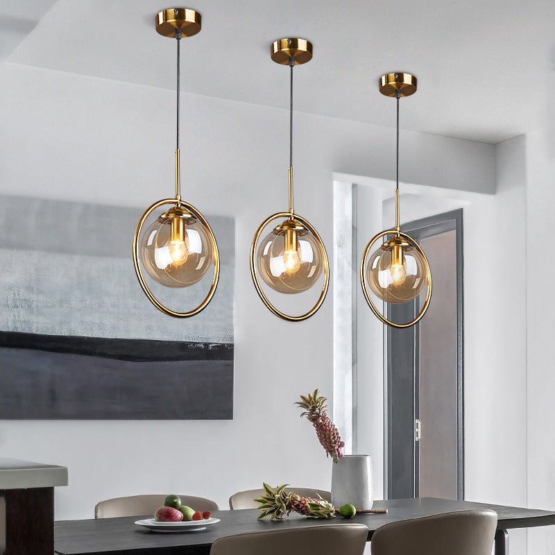Nordic Modern Minimalist Glass Pendant Light - Lifestyle Haven