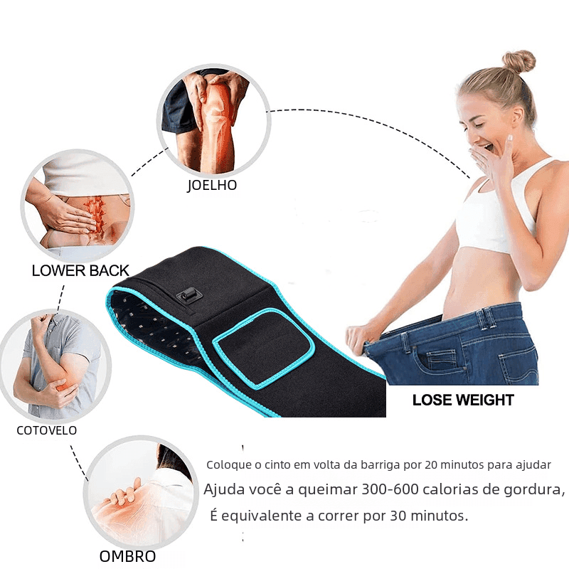 Long Wave Red Light Therapy Heating Waist Belt - Lifestyle Haven