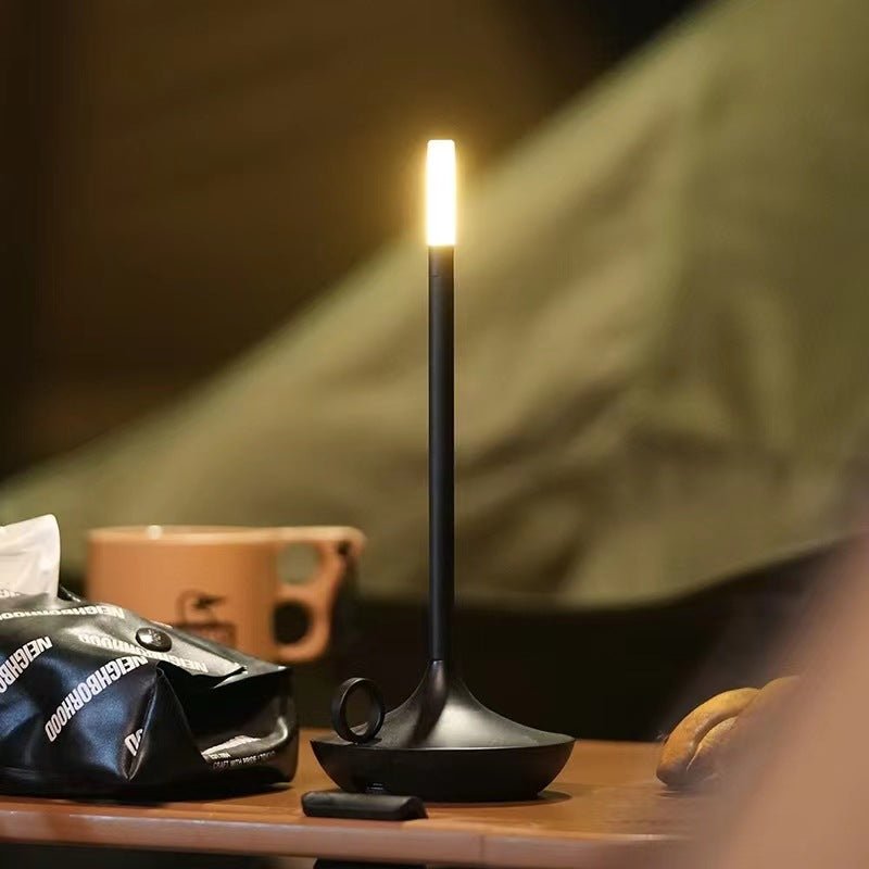 Modern Minimalist LED Vintage Candle Table Lamp - Lifestyle Haven