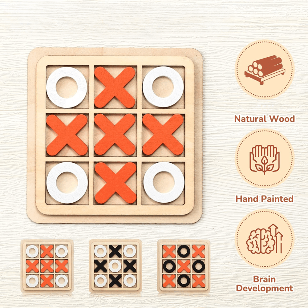 Mini Wooden Chess Game for Kids - Educational Puzzle - Lifestyle Haven