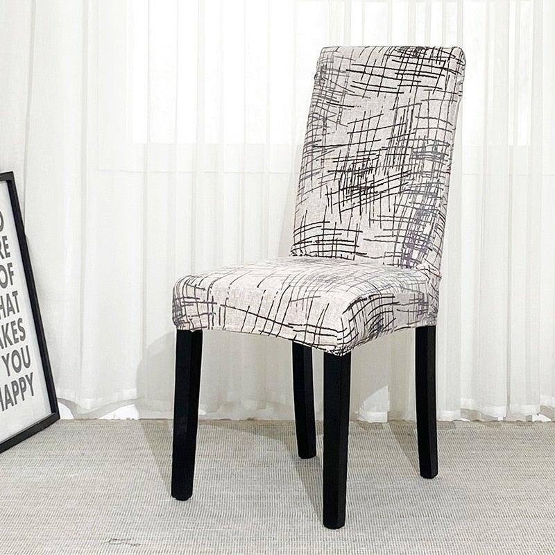 Chair Covers For Dining Room Stretch Spandex Removable Washable Anti-dust Seat Slipcover Multicolor  Chair covers  Chair Covers For Dining Room With Printed Patterns Easy Slip-on Stretchy Dining Room Chair Covers