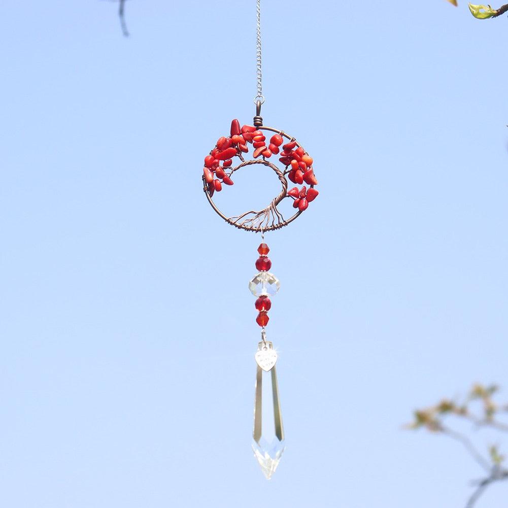 Chandelier Crystals Ball Prism Pendant Maker Sun Catcher Crystal Rainbow Maker Drops Hang for Window Home Decor Car Charms Hanging  Wind Chimes Hanging Ornament Garden Decor