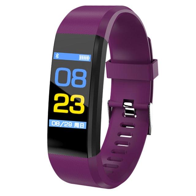 Childrens Sports Watch LED Display Touch Color Screen Top Electronic Watch Waterproof Heart Rate Pedometer Fitness Tracker Heart Rate Sleep And Stress Monitoring Water Resistant Fitness Watch
