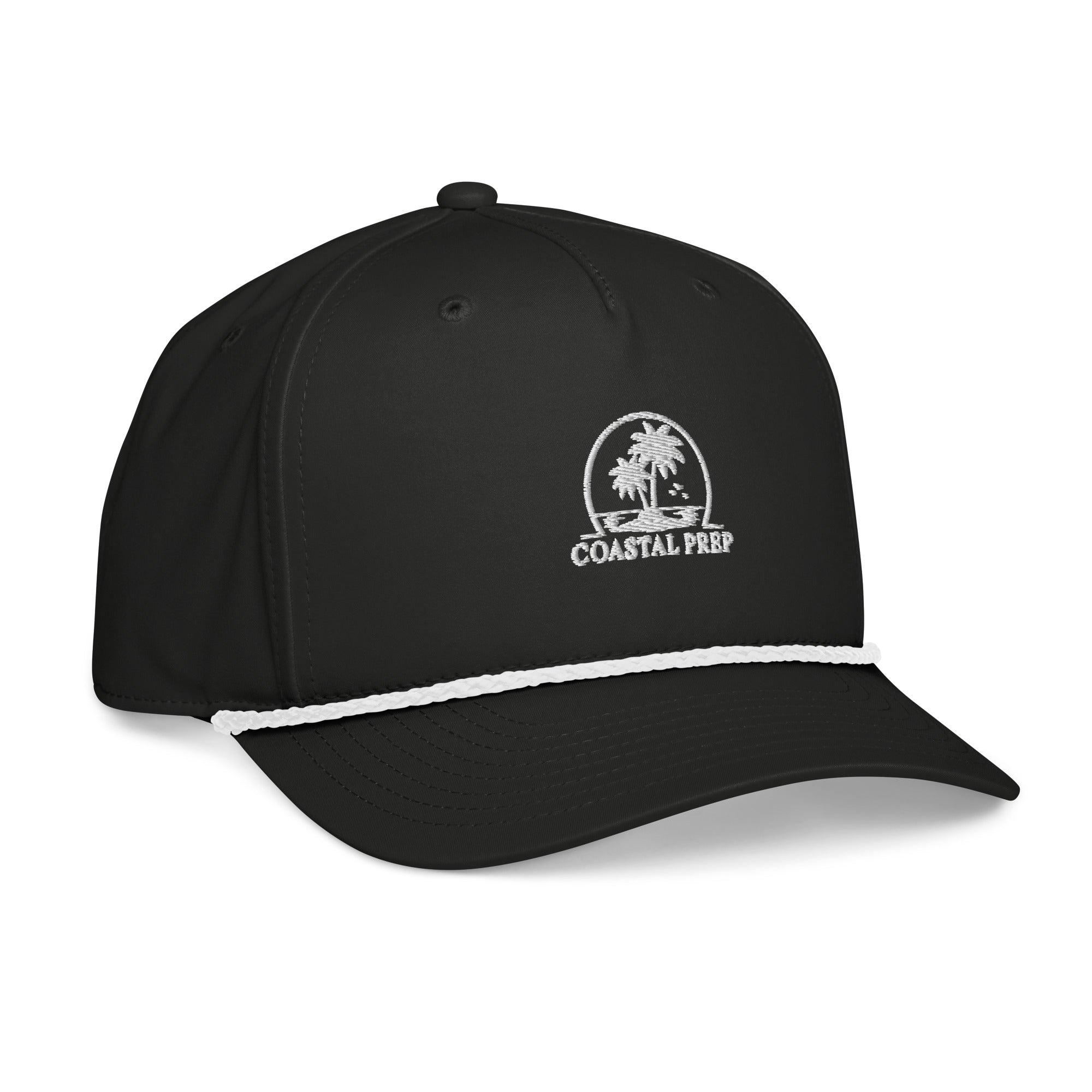 Richardson 258 Coastal Rope Hat | Embroidered Palm Logo Snapback | Coastal Prep Outfitters