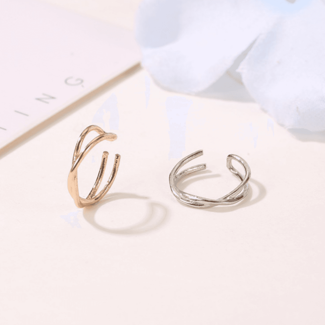 Dedee Ear Cuff - Double Layer Ear Clip for Women