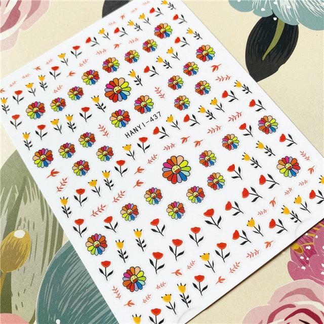 Cute rabbit Cute cat  Japanese Justice Girl 3D Back Glue Nail Sticker Nail Decoration Nail Art Nail Ornament Self Adhesive Nail Decals for Nail Art Decoration Including Hearts Stars Letters Bowknot Leaves Flowers Plants Fruits Butterflies for Woman