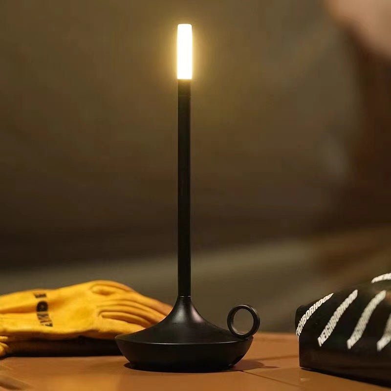 Modern Minimalist LED Vintage Candle Table Lamp - Lifestyle Haven