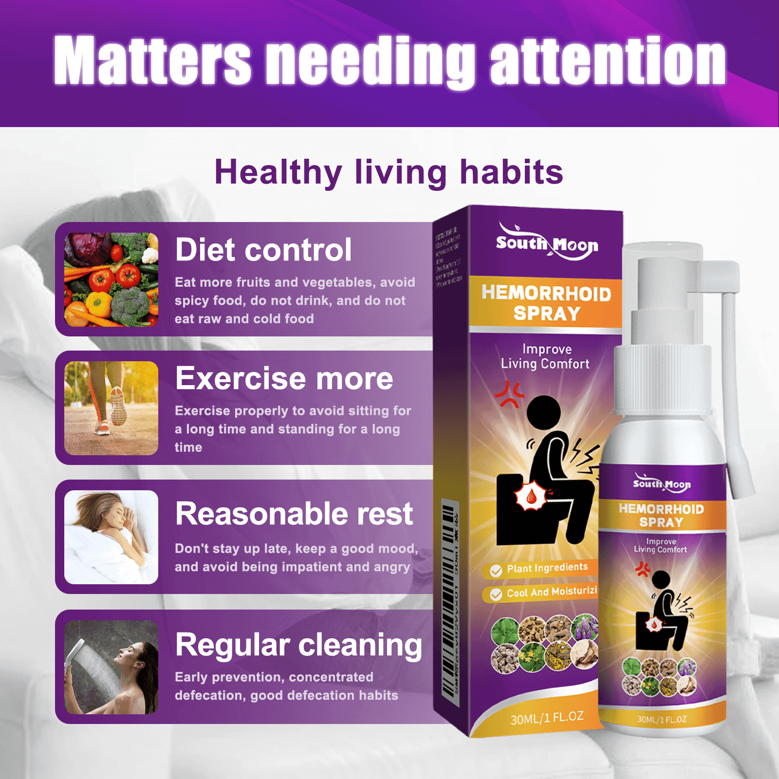 Herbal Hemorrhoid Relief Spray - Lifestyle Haven