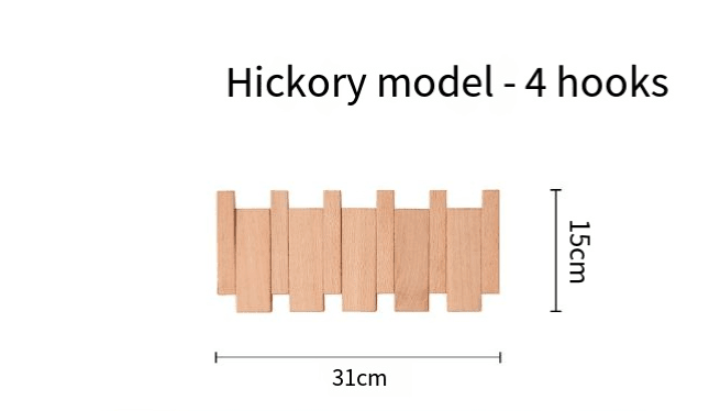 Simplicity Piano Key Wall Coat Rack (One Piece) - Lifestyle Haven
