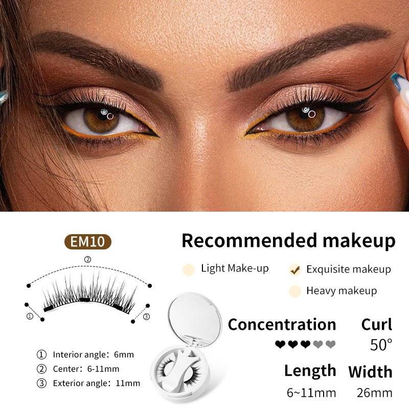 Magnetic False Eyelashes Set with Applicator - Lifestyle Haven