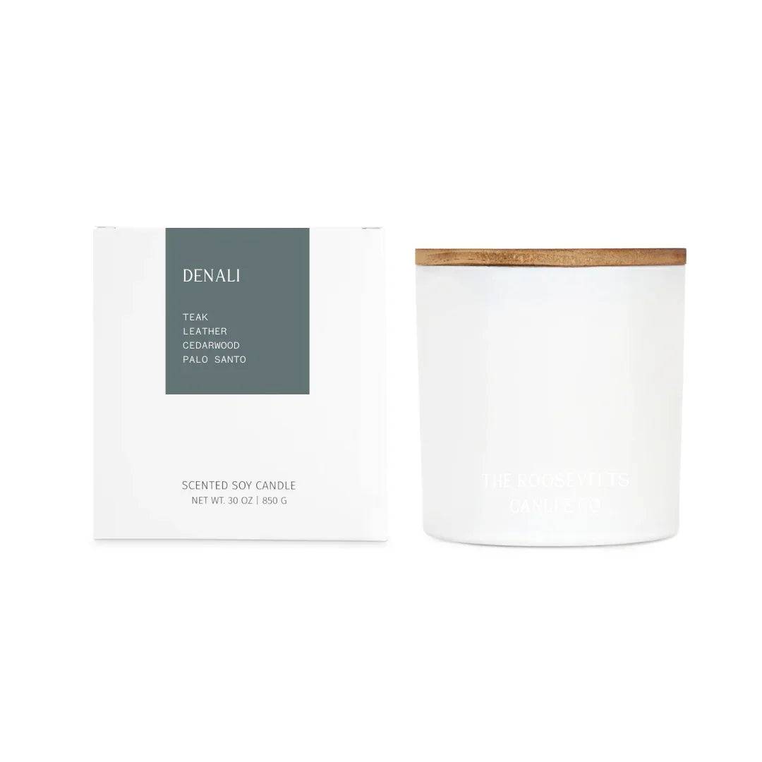 Denali Candle - Teak and Leather Inspired Scent