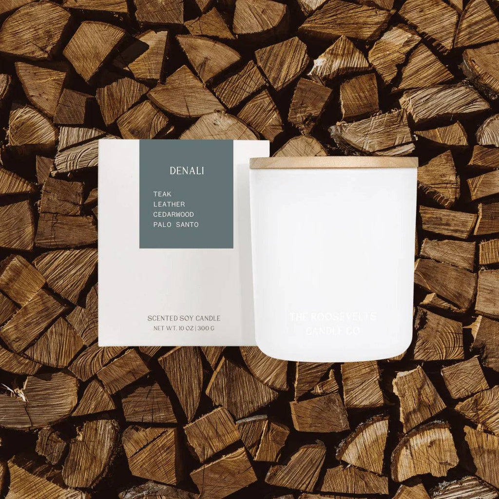 Denali Candle - Teak and Leather Inspired Scent