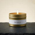 Denali Travel Candle with Teak and Leather Scent