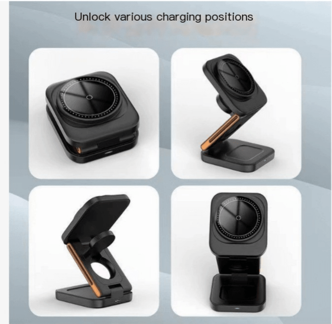 3-in-1 Folding Wireless Charger - Lifestyle Haven