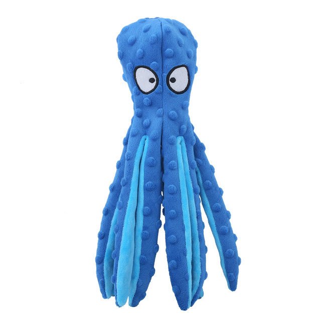Interactive Bite-resistant Plush Octopus Pet Toy - Lifestyle Haven