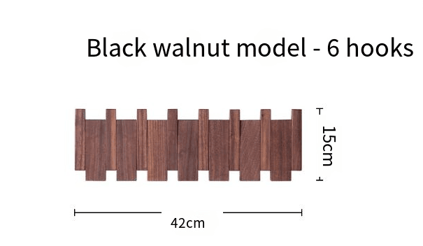 Simplicity Piano Key Wall Coat Rack (One Piece) - Lifestyle Haven