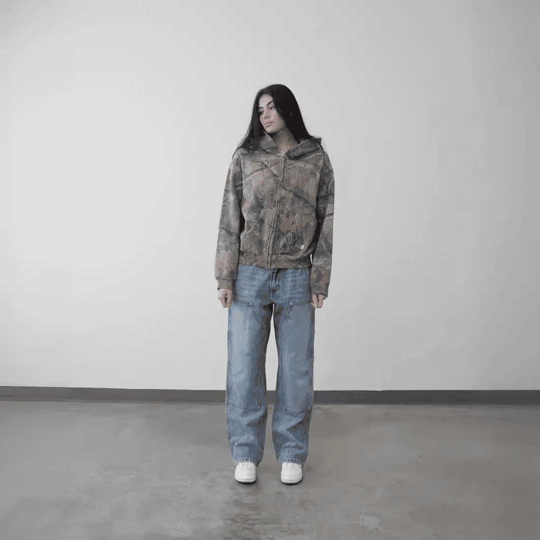 Urban Camo Retro Hoodie - Lifestyle Haven