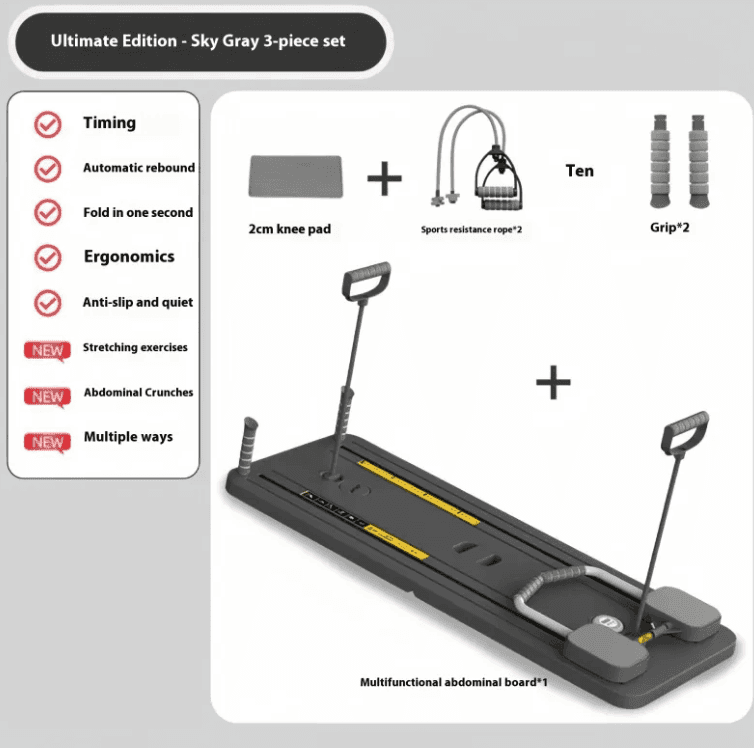 Household Abdominal Wheel Fitness Board - Lifestyle Haven