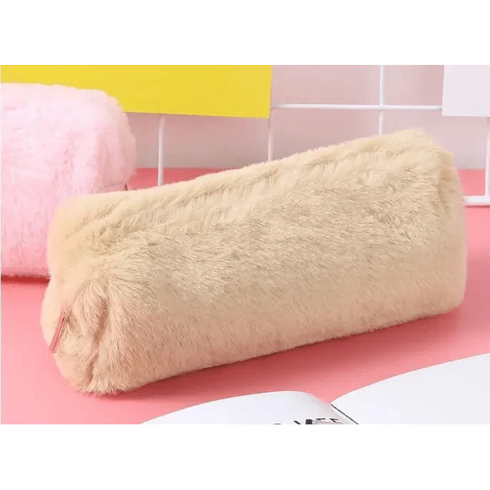 Soft Pencil Pouch For Student Durable Plush Stuffed Accessory Pencil Case For School