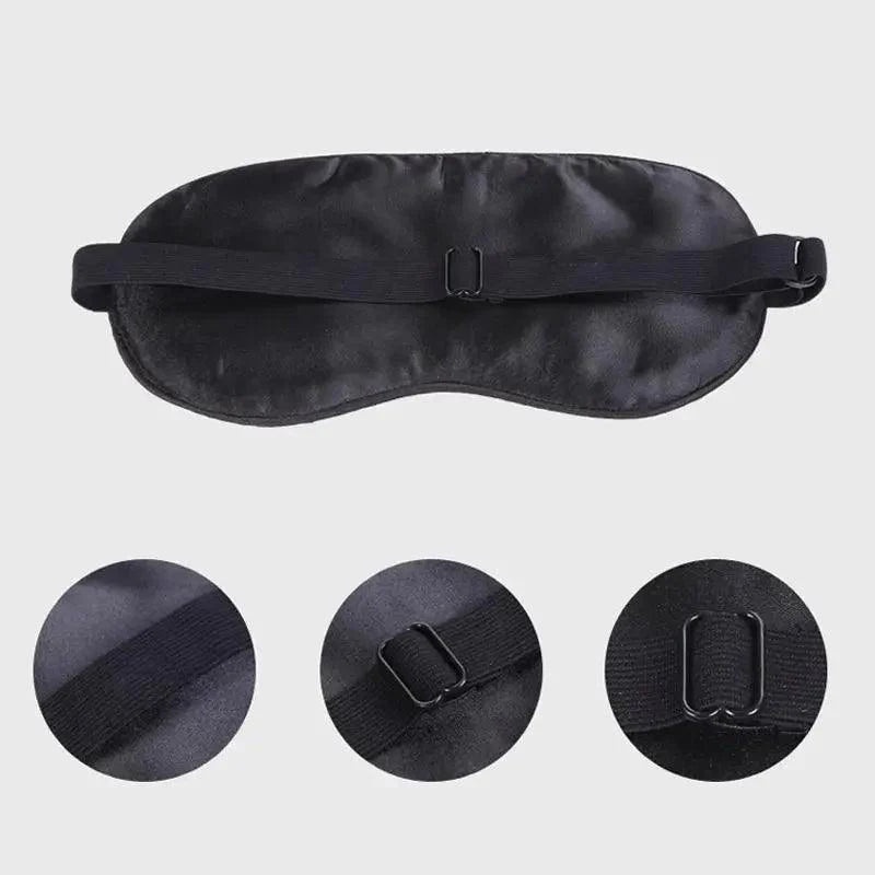 Elegant Soft Silk Eye Cover Sleeping Eye Mask Elastic Women Eye Patch Comfortable Super-Smooth Eye Mask For Sleep