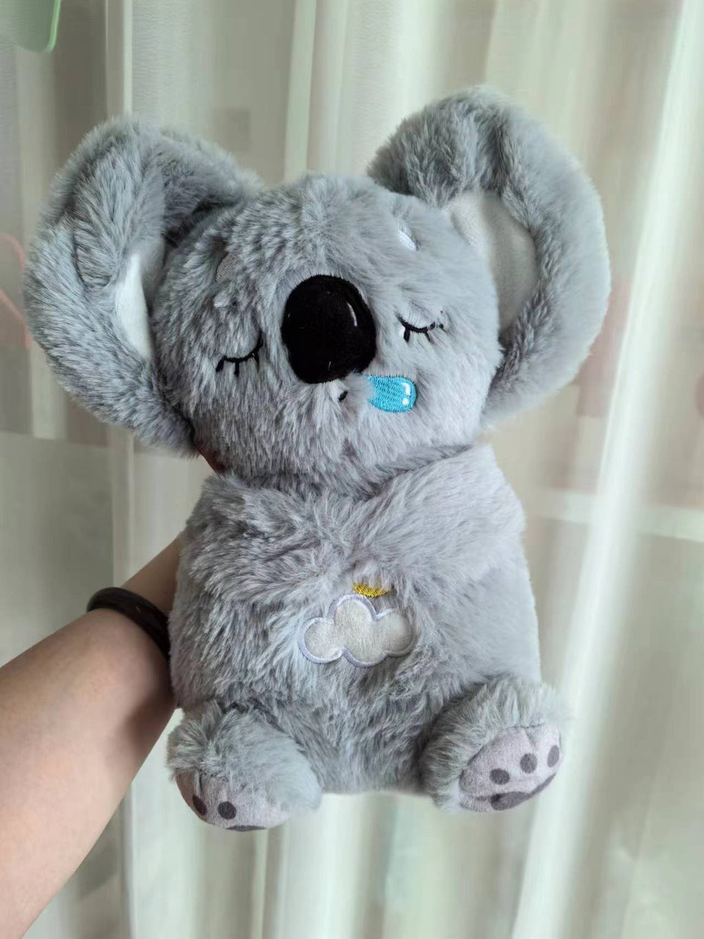Sound Machine Soothe 'n Snuggle Otter Portable Plush Baby Toy with Sensory Details Music Lights & Rhythmic Breathing Motion - Lifestyle Haven