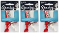 Goody WoMens Ouchless Ribbon Elastics Vintage Floral White 3 Count - Lifestyle Haven