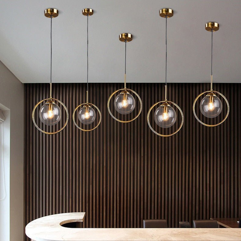 Nordic Modern Minimalist Glass Pendant Light - Lifestyle Haven