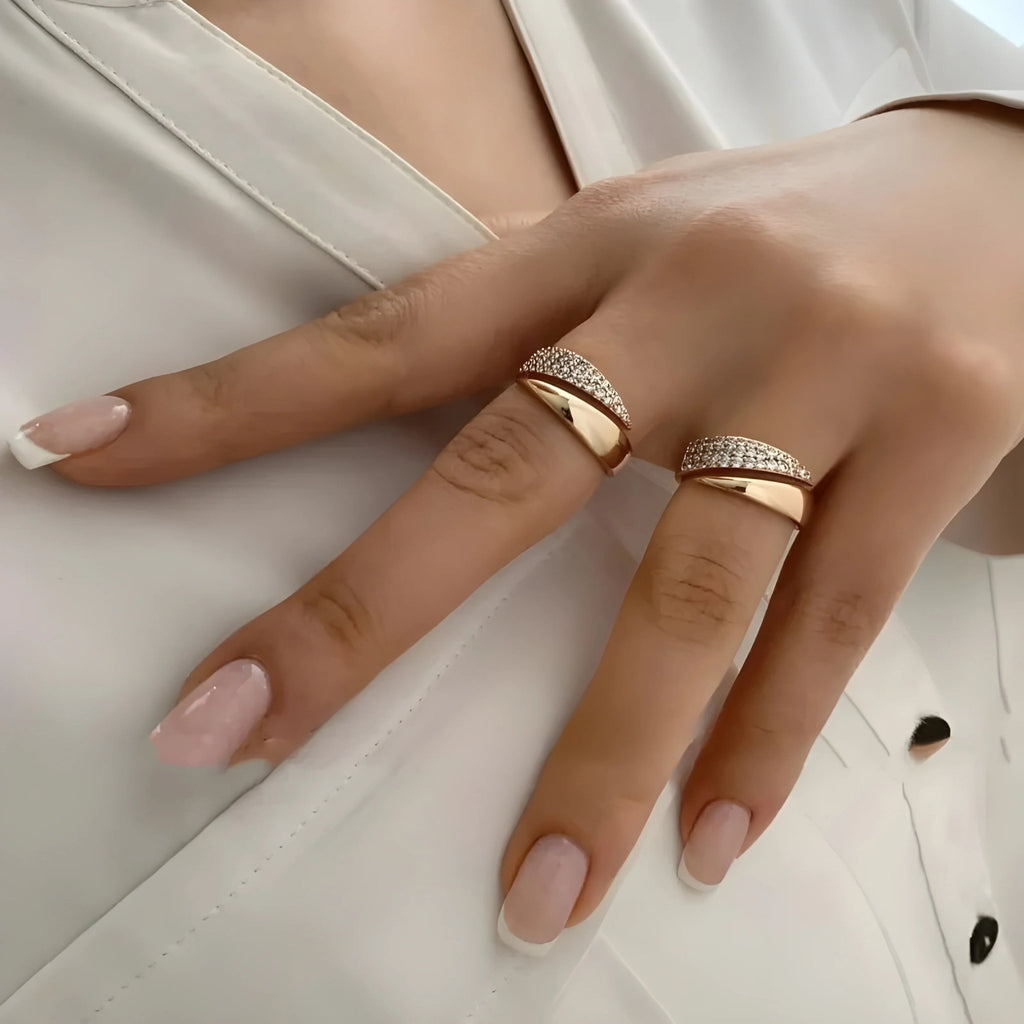 Elegant Adjustable Sparkle Ring - Lifestyle Haven