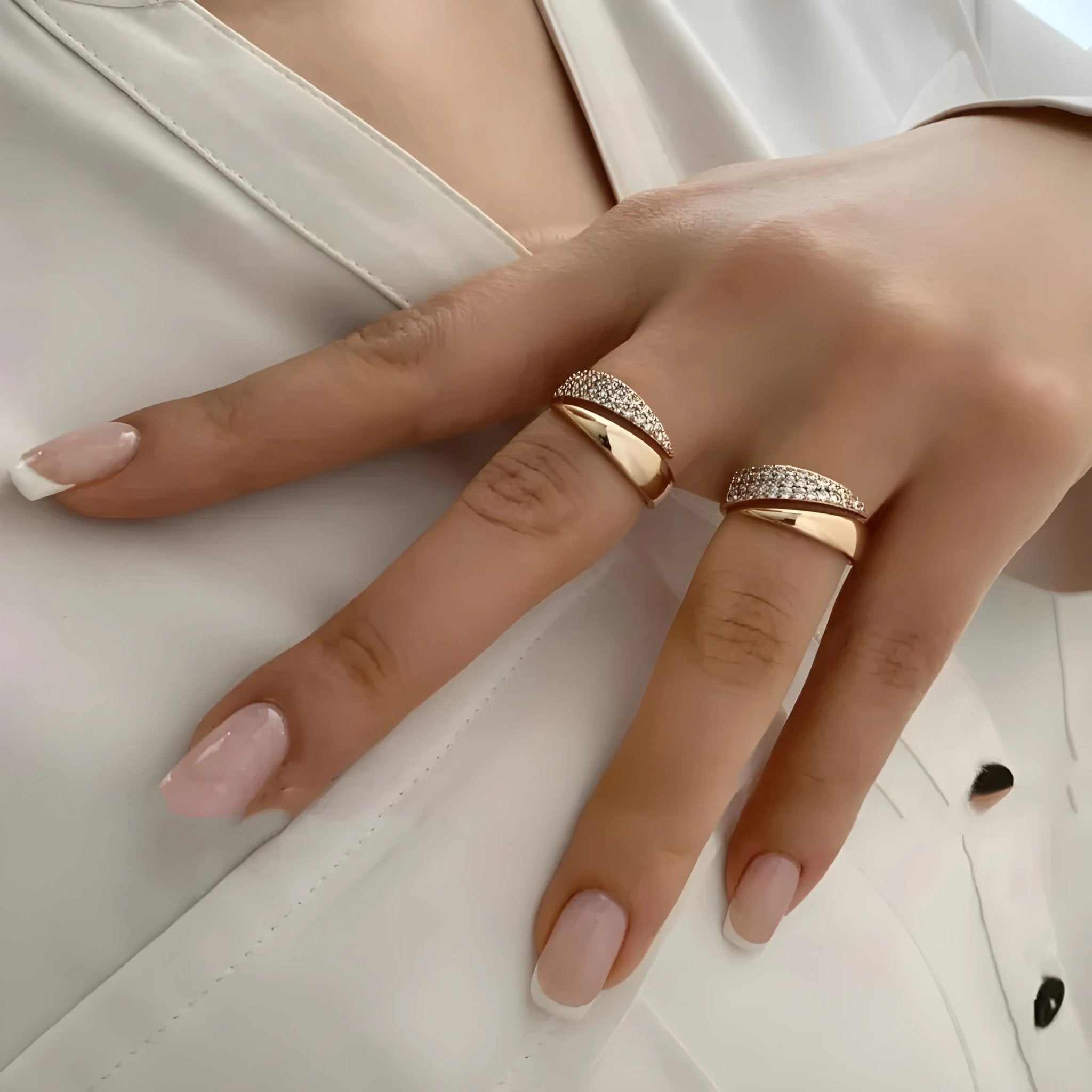 Elegant Adjustable Sparkle Ring - Lifestyle Haven