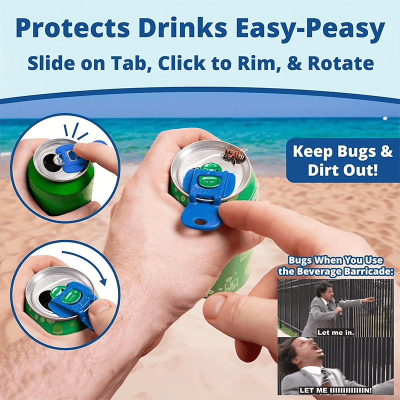 Plastic Cola Can and Bottle Opener – Simple, Small, and Easy to Use - Lifestyle Haven