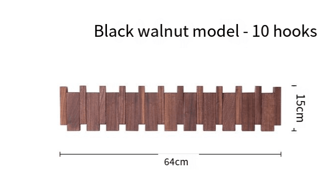 Simplicity Piano Key Wall Coat Rack (One Piece) - Lifestyle Haven