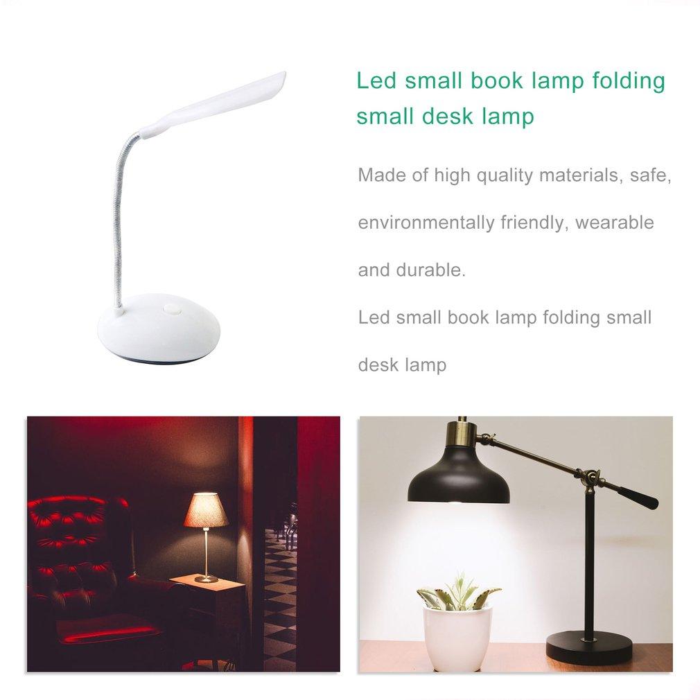 Foldable LED Desk Lamp Dimmable Touch Table Lamp 4.5V AAA Battery Children Student Study Reading Eye Protection Portable Lamp Decorative Table Lamp Cute Study Lamps for Bedroom Décor