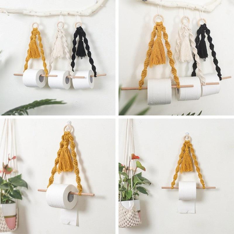 Handmade Wall Art Home Wall Decor Woven Hanging Tapestry Tassel Wind Chimes Wall Hanging Ornaments  Hand Macrame Wall  For Wall Wedding Living Room Gallery Patio Apartment Yard Decor