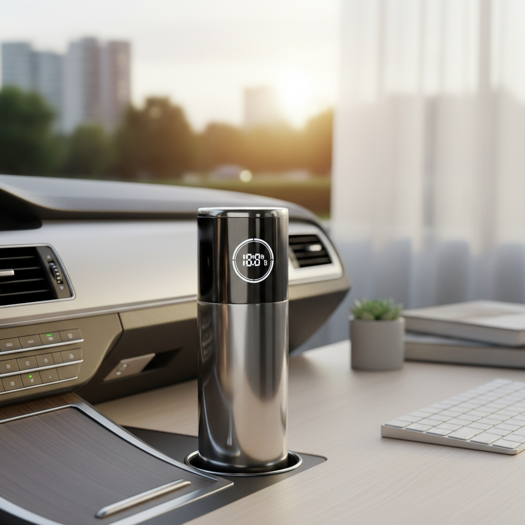 Smart Digital Thermal Bottle lifestyle photo