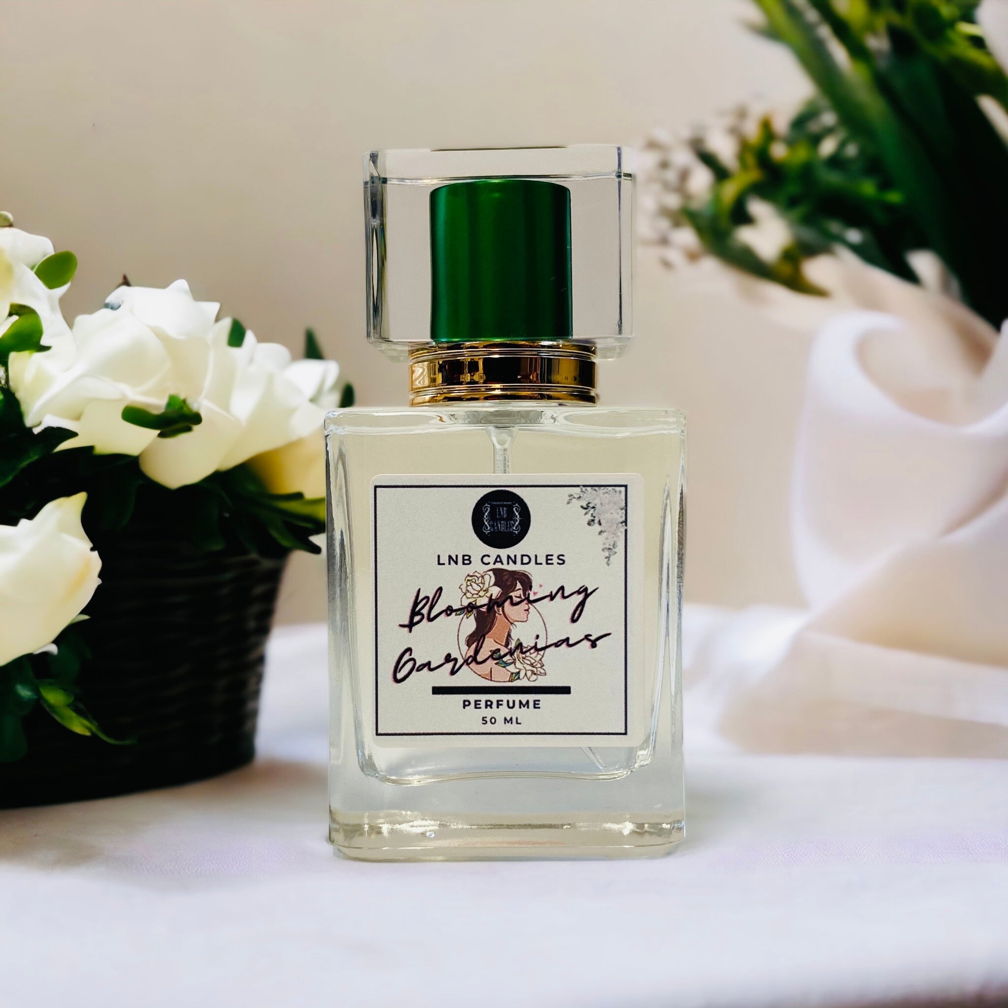 Gardenia Scent Perfume in Elegant Bottle