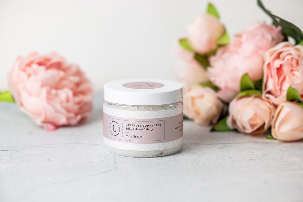CBD Lavender Body Scrub with CBD, Natural Body Salt Scrub (THC free) - Lifestyle Haven