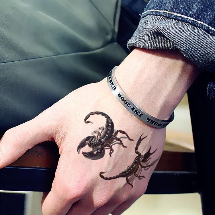 Luxury Men Women 3D Tattoo Waterproof Spider Sticker Realistic Design For Party Halloween