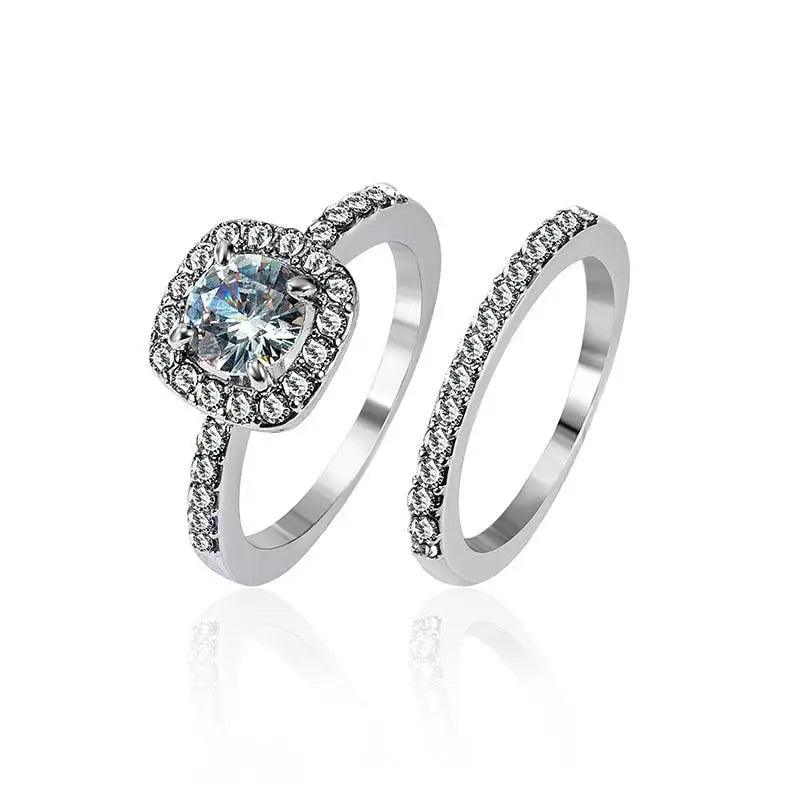 Luxury Style Crystal Engagement Ring - Ring Trends For 2021 Fashion Elegant Women Jewelry Wedding Jewelry