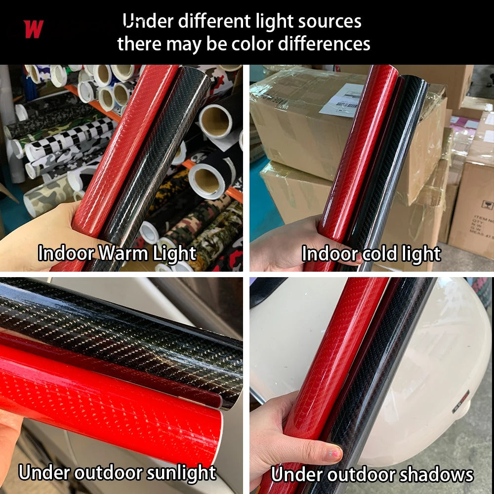 High Glossy 5D Carbon Fiber Wrapping Vinyl Film Motorcycle Wrap Vinyl Roll Tablet Stickers Decals Auto Accessories Wrapping Vinyl Film Motorcycle Tablet Car Styling High Gloss Carbon Fiber Automotive Vinyl Wrap Auto Accessories Car Styling