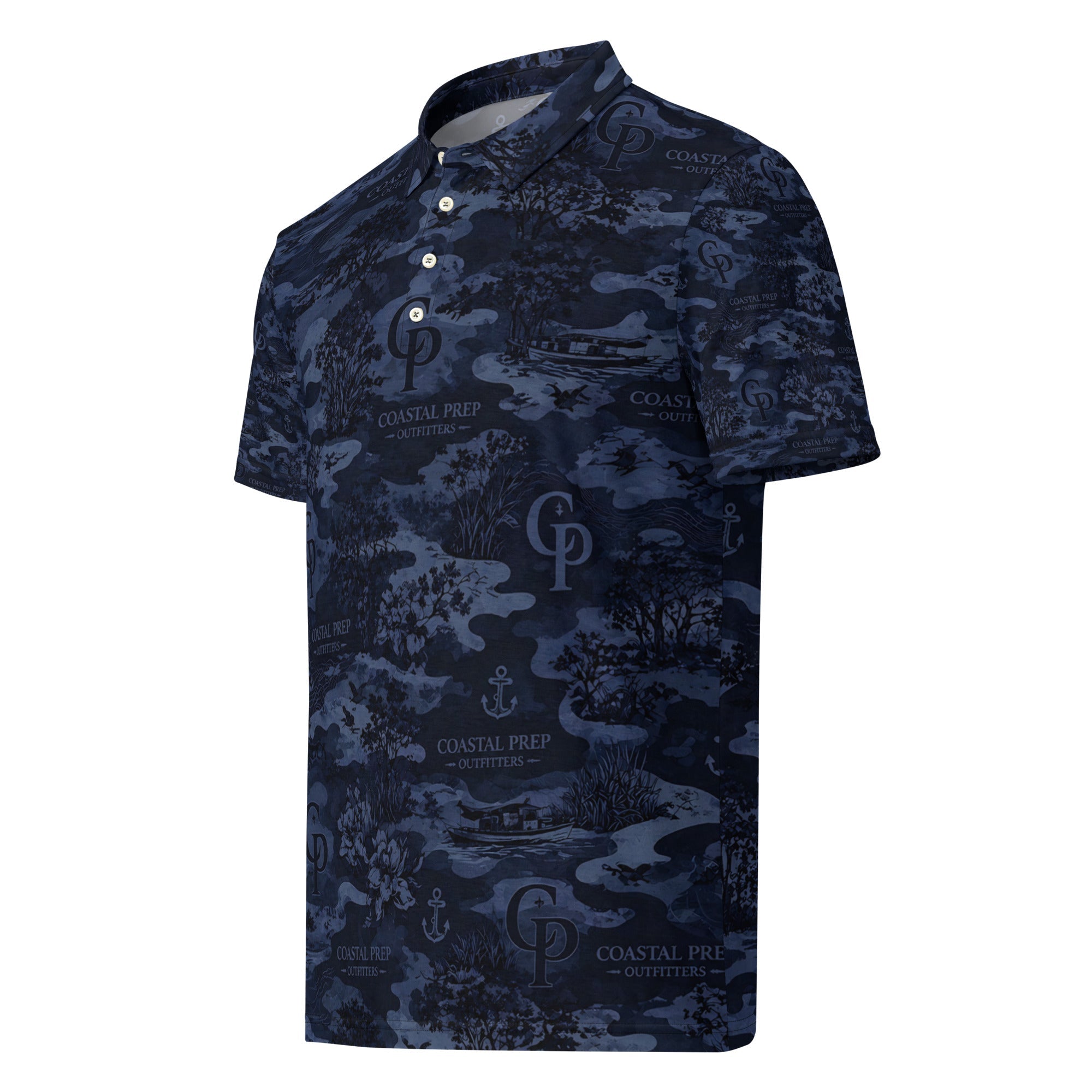 Coastal Prep Outfitters “Coastal Camo” Men’s slim fit polo