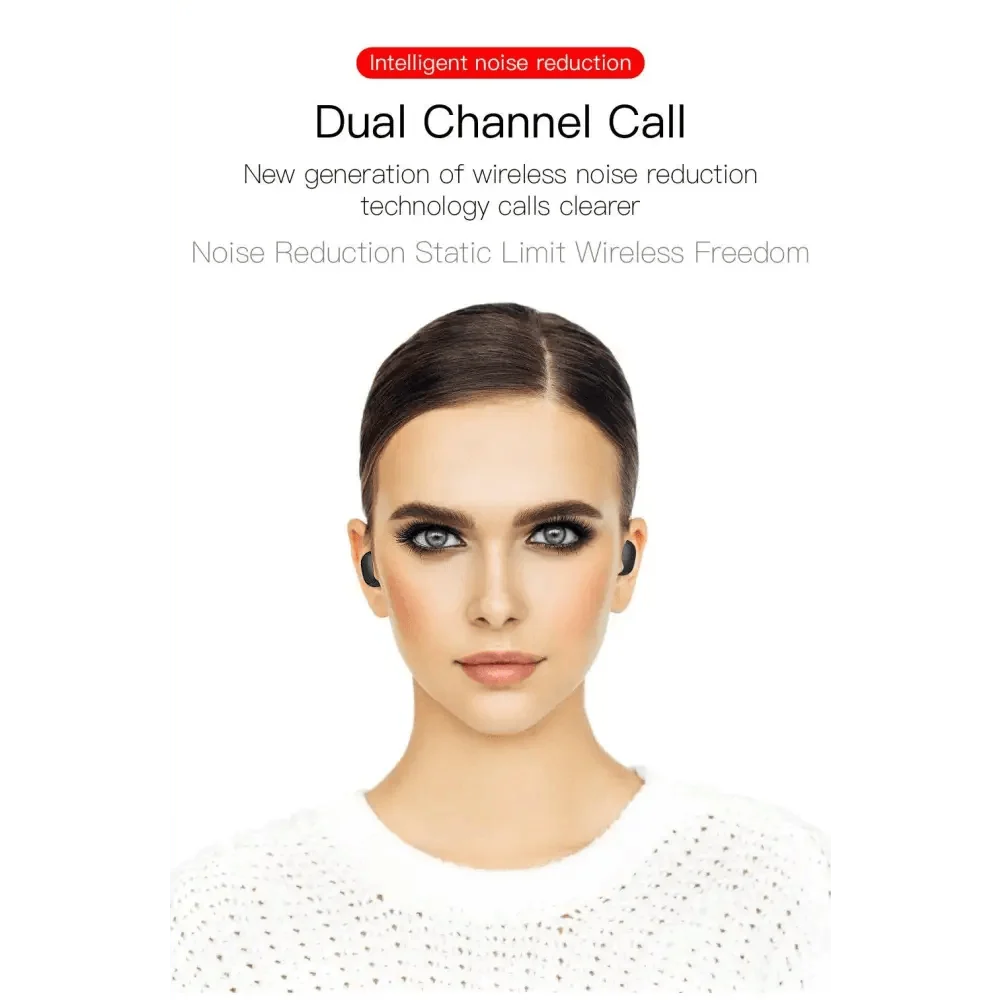 Modern Style Bluetooth 5.0 Headphones Stereo  Wireless Ear Buds In Ear Hands Free Earphones Sports Headset Quality Sound